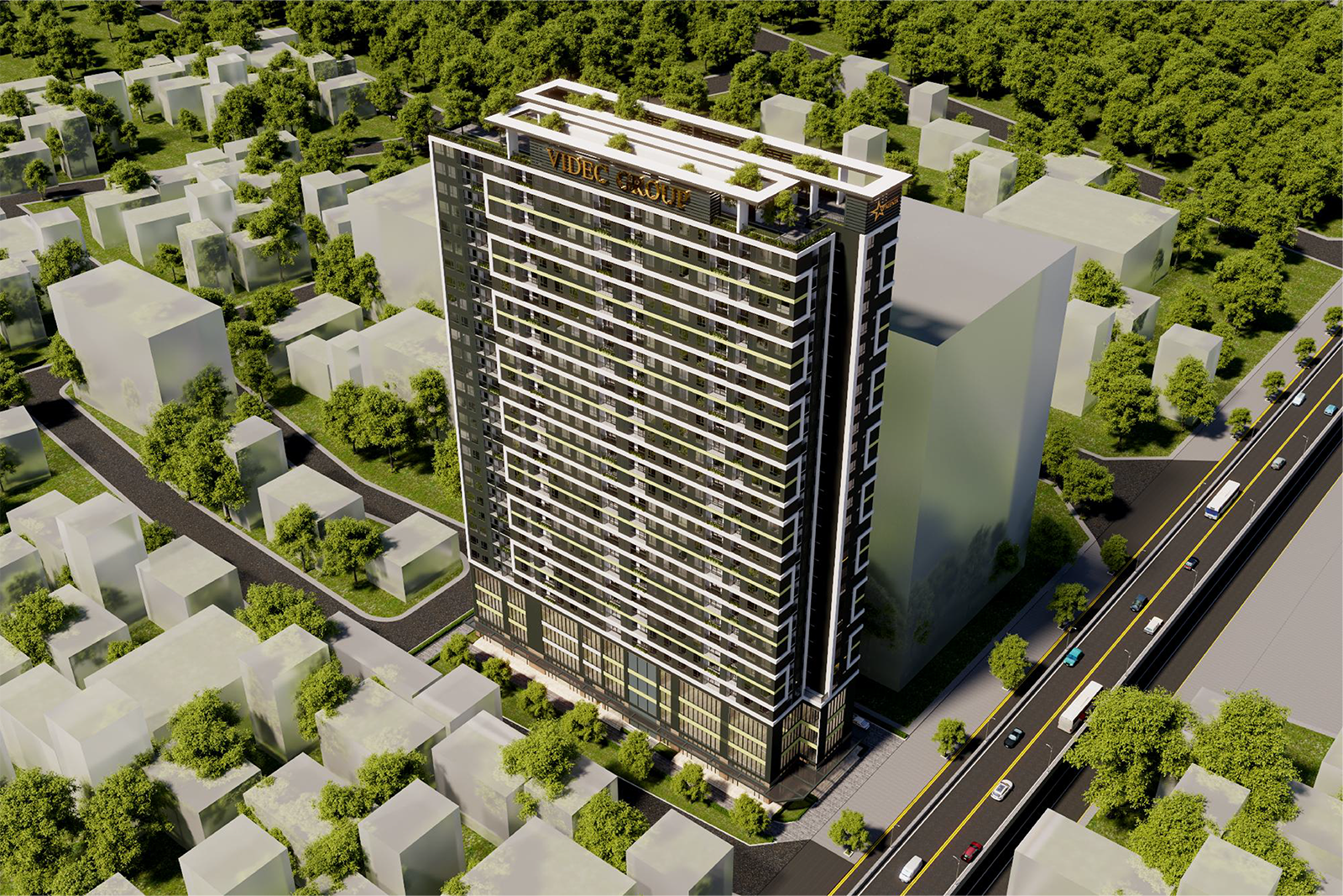 2. Phối cảnh tòa tháp VALENTA Nguyễn Xiển
